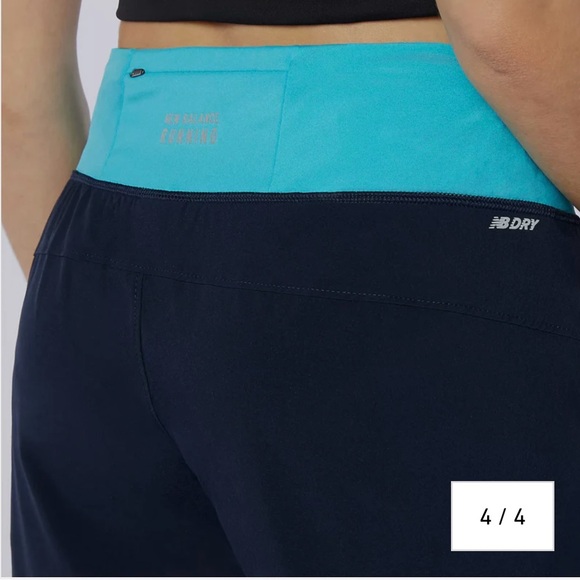 NEW BALANCE WOMEN'S IMPACT RUN 5" SHORT - Picture 4 of 6